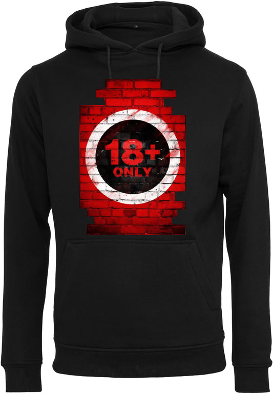 hoodie muur 18+