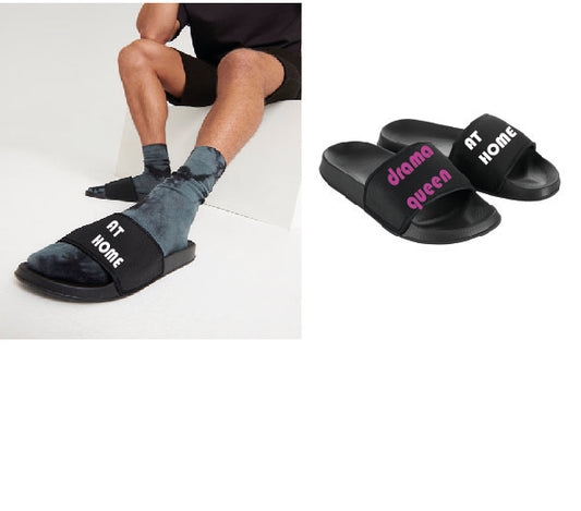 drama queen at home  slippers