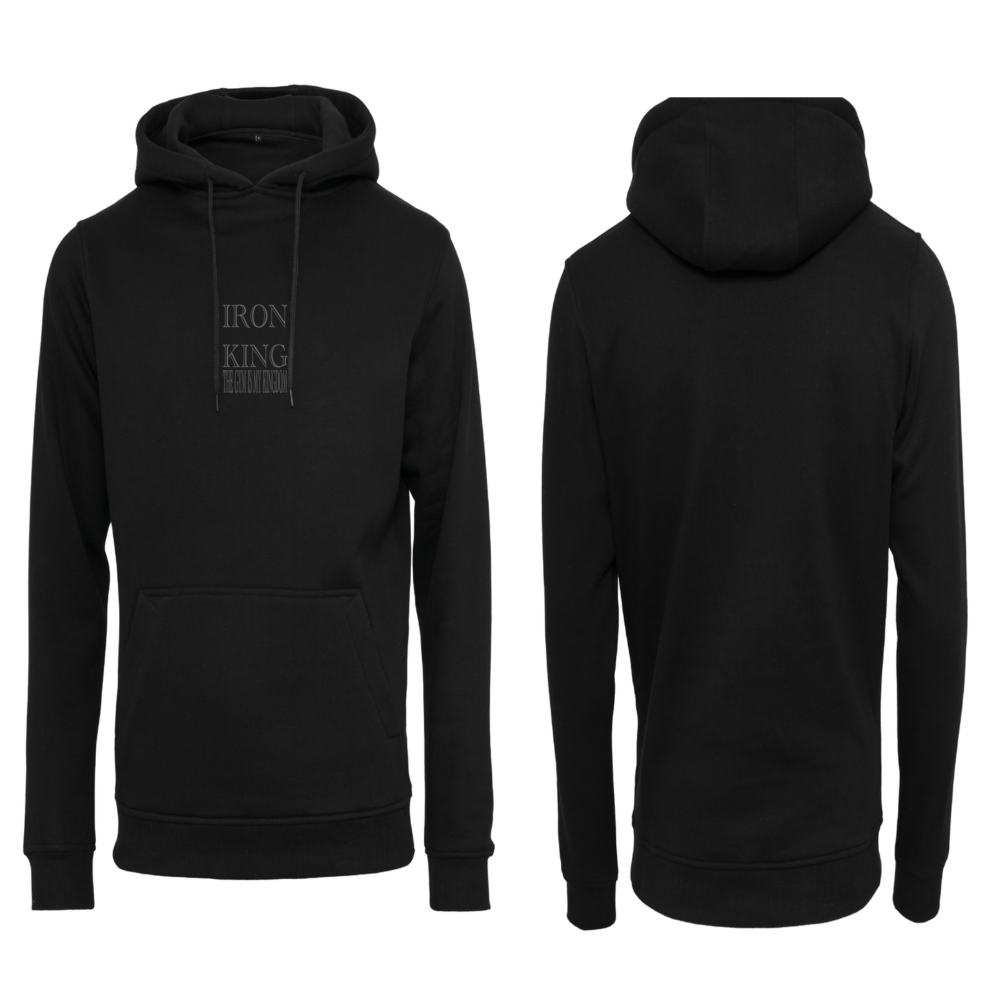 Hoodie "Iron King" – Subtle Strength Edition