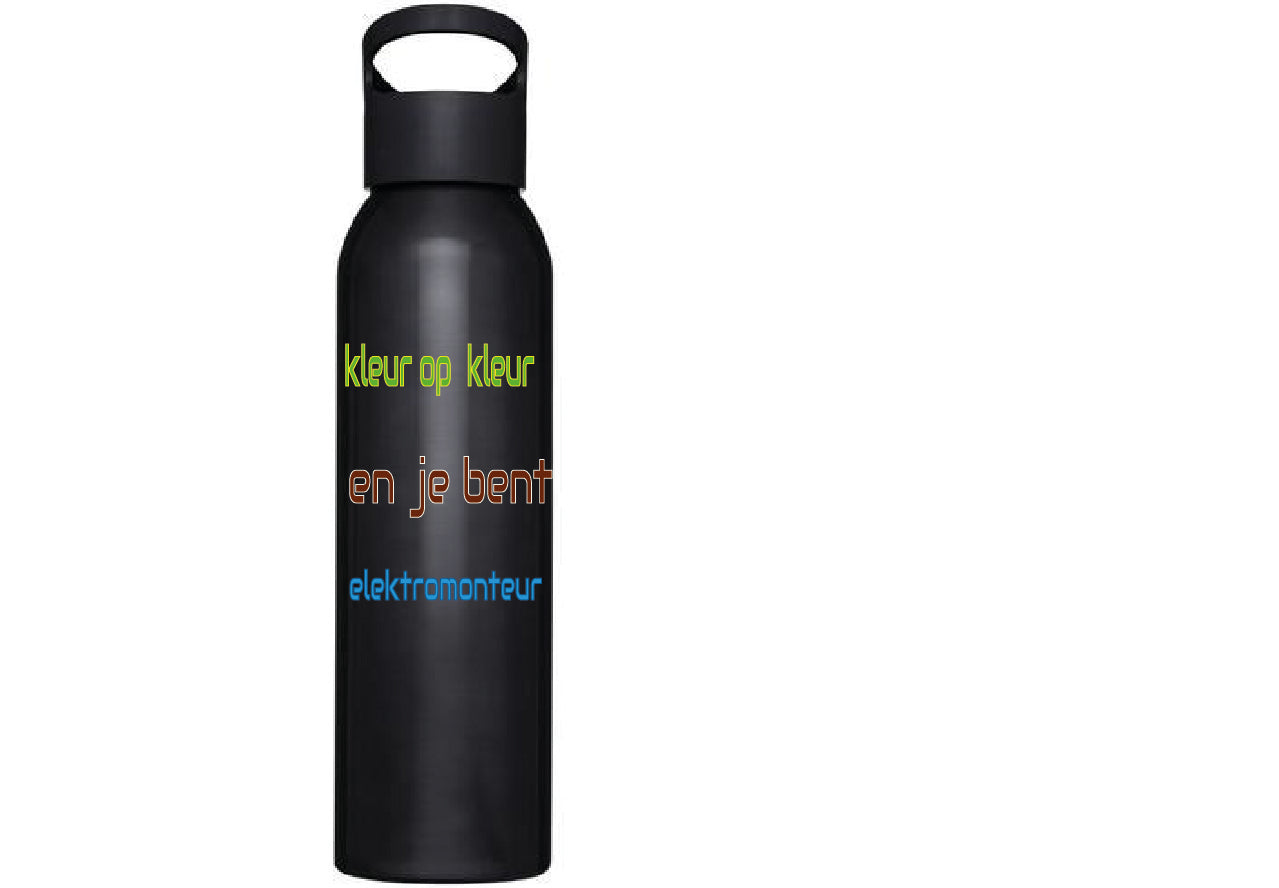 weaterfles kleur op kleur