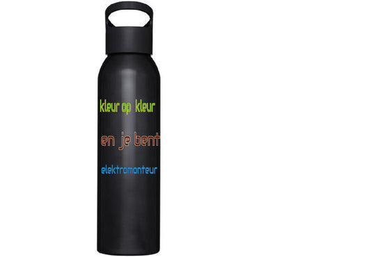 weaterfles kleur op kleur