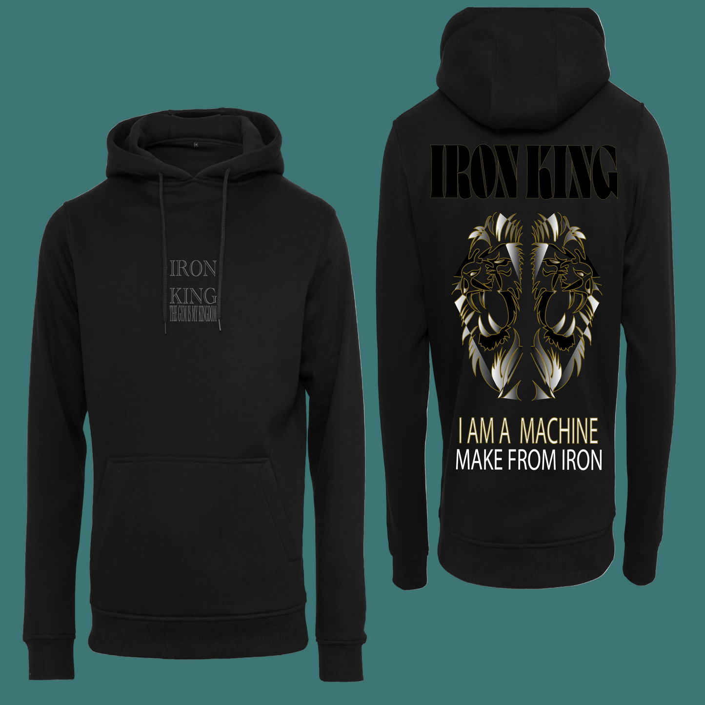 Hoodie "Iron King" – I Am A Machine